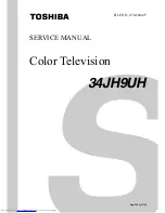 Toshiba 34JH9UH Service Manual preview