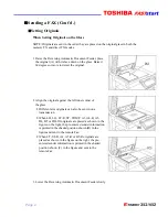 Preview for 4 page of Toshiba 352/452 User Manual
