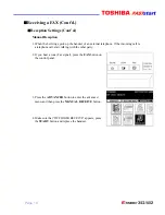 Preview for 16 page of Toshiba 352/452 User Manual