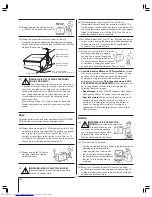 Preview for 4 page of Toshiba 36HF12 Owner'S Manual