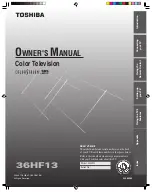 Toshiba 36HF13 Owner'S Manual preview