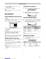 Предварительный просмотр 17 страницы Toshiba 37A3000A Owner'S Manual