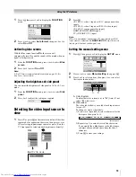 Предварительный просмотр 19 страницы Toshiba 37A3000A Owner'S Manual