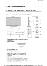 Предварительный просмотр 8 страницы Toshiba 37CV510U - 37" LCD TV Adjustment