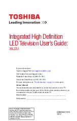 Toshiba 39L22U User Manual preview