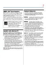 Preview for 7 page of Toshiba 39L22U User Manual