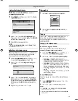 Preview for 25 page of Toshiba 39L4300 Series Owner'S Manual