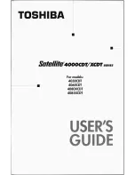 Toshiba 4030CDT - Satellite - Celeron A 300 MHz User Manual preview