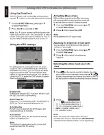 Предварительный просмотр 24 страницы Toshiba 40AL10E Owner'S Manual