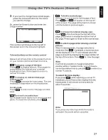 Предварительный просмотр 27 страницы Toshiba 40AL10E Owner'S Manual