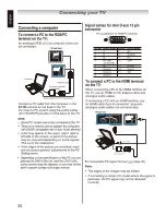 Предварительный просмотр 30 страницы Toshiba 40AL10E Owner'S Manual