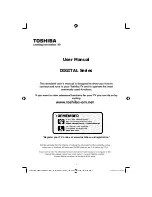 Preview for 2 page of Toshiba 40BV702B Owner'S Manual