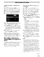 Preview for 41 page of Toshiba 40E200U1 Owner'S Manual