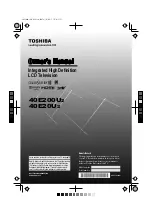 Preview for 1 page of Toshiba 40E200U2 Owner'S Manual