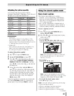 Preview for 43 page of Toshiba 40G300U Owner'S Manual