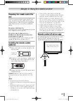 Предварительный просмотр 21 страницы Toshiba 40G300U1 Owner'S Manual