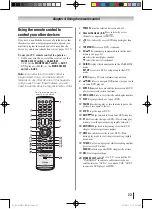 Предварительный просмотр 23 страницы Toshiba 40G300U1 Owner'S Manual