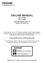 Toshiba 40L1353B Online Manual preview