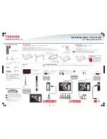 Toshiba 40L310U QSG Quick Setup Manual предпросмотр