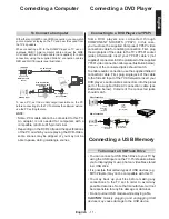 Предварительный просмотр 12 страницы Toshiba 40L345 DB Manual