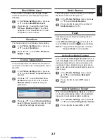 Preview for 37 page of Toshiba 40L53** DIGITAL Series Owner'S Manual