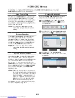 Preview for 49 page of Toshiba 40L53** DIGITAL Series Owner'S Manual