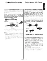 Предварительный просмотр 11 страницы Toshiba 40L544 DG Series User Manual