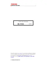 Toshiba 40LV733G Service Manual предпросмотр