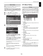 Preview for 15 page of Toshiba 40RL858B Owner'S Manual