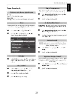 Preview for 21 page of Toshiba 40RL858B Owner'S Manual