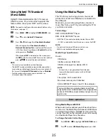 Preview for 35 page of Toshiba 40RL858B Owner'S Manual