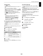 Preview for 39 page of Toshiba 40RL858B Owner'S Manual