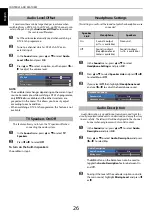 Preview for 26 page of Toshiba 40RL958 User Manual