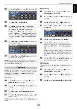 Preview for 39 page of Toshiba 40RL958 User Manual