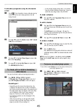 Preview for 45 page of Toshiba 40RL958 User Manual