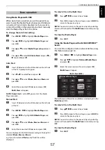 Preview for 57 page of Toshiba 40RL958 User Manual