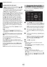 Preview for 62 page of Toshiba 40RL958 User Manual