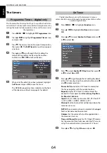 Preview for 64 page of Toshiba 40RL958 User Manual