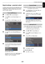 Preview for 69 page of Toshiba 40RL958 User Manual