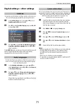 Preview for 71 page of Toshiba 40RL958 User Manual