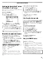 Предварительный просмотр 39 страницы Toshiba 40RV525R - 40" LCD TV Owner'S Manual