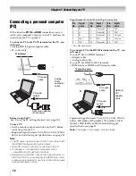 Предварительный просмотр 20 страницы Toshiba 40SL500U Owner'S Manual