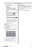 Preview for 15 page of Toshiba 40VL20 Series Owner'S Manual