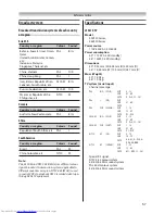 Preview for 57 page of Toshiba 40VL20 Series Owner'S Manual