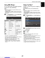 Preview for 41 page of Toshiba 40VL758B Owner'S Manual