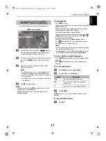 Preview for 47 page of Toshiba 40WL753B Owner'S Manual