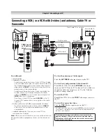 Предварительный просмотр 13 страницы Toshiba 40XV640U Owner'S Manual