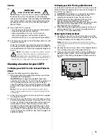 Предварительный просмотр 5 страницы Toshiba 40XV648U - 40" LCD TV Owner'S Manual