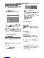 Preview for 32 page of Toshiba 40XV700A Owner'S Manual