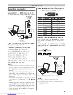 Preview for 43 page of Toshiba 40XV700A Owner'S Manual